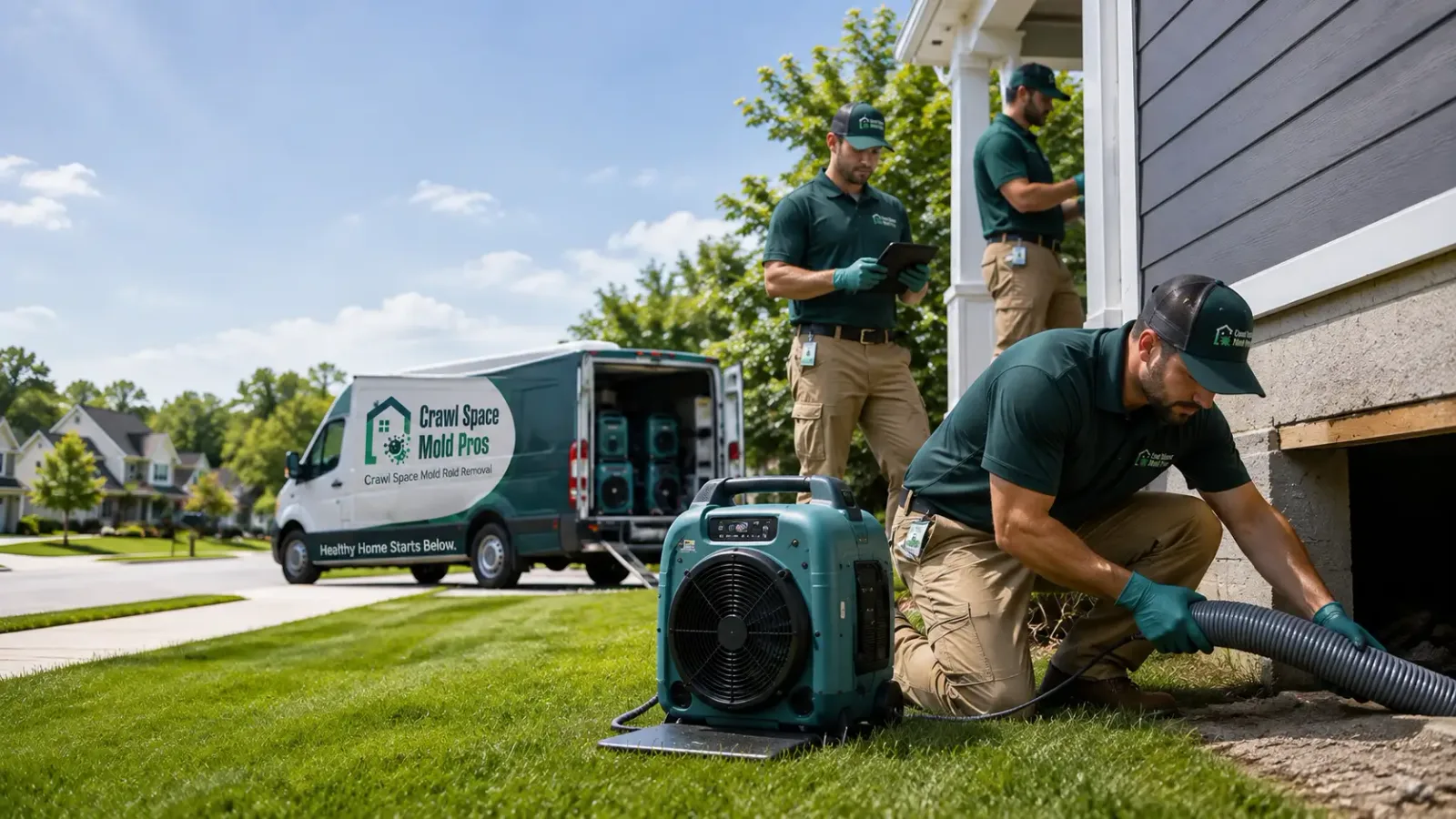 Crawl Space Mold Removal in Dubuque, IA